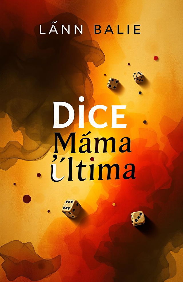 A creative and suggestive book cover design for a fictional title 'Dice Mamá Última'