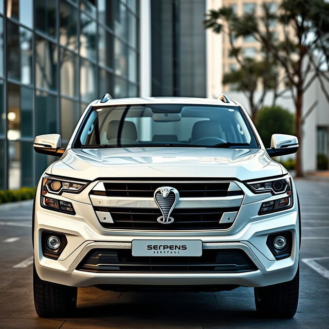 A sophisticated truck named 'Serpens', inspired by design elements of popular models such as Amarok, Hilux, Dodge Ram, and S10