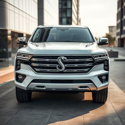 A sophisticated truck named 'Serpens', inspired by design elements of popular models such as Amarok, Hilux, Dodge Ram, and S10