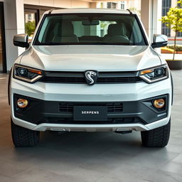 A sophisticated truck named 'Serpens', inspired by design elements of popular models such as Amarok, Hilux, Dodge Ram, and S10