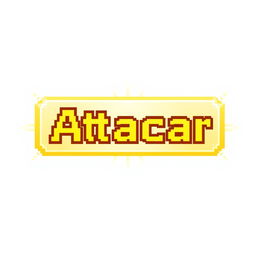 A pixelated 'Atacar' button designed for the character Vela