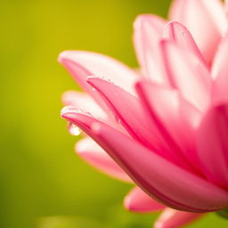 A close-up of a beautiful flower, showcasing intricate details of its petals and vibrant colors