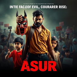 An action crime film poster titled 'ASUR'