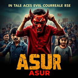 An action crime film poster titled 'ASUR'