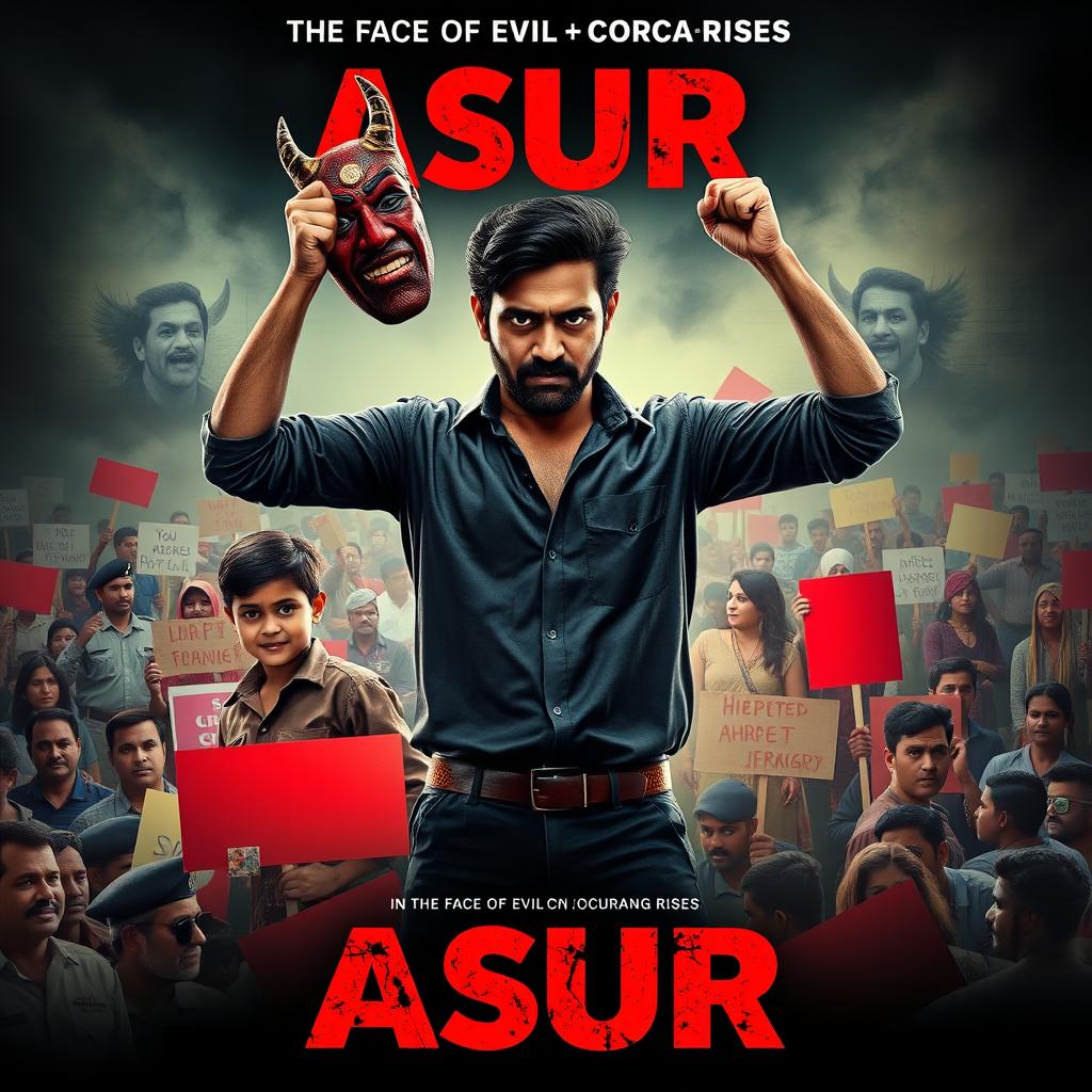 An action crime film poster titled 'ASUR'