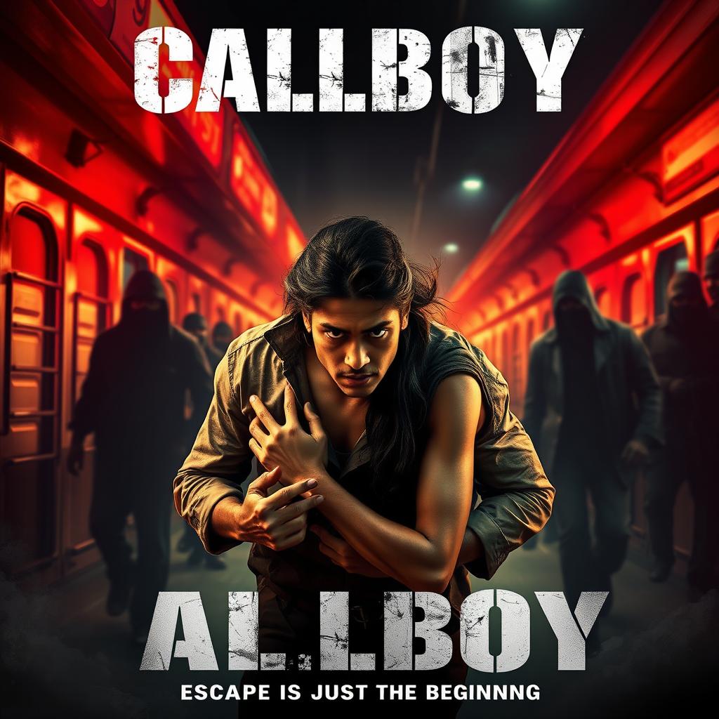 A gripping action crime thriller film poster titled 'CALLBOY'