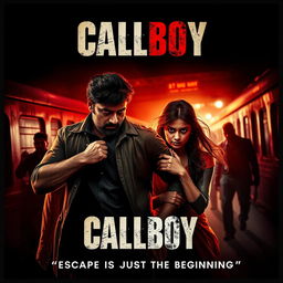 A gripping action crime thriller film poster titled 'CALLBOY'