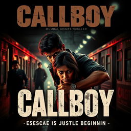 A gritty action crime thriller film poster titled 'CALLBOY', set in Mumbai