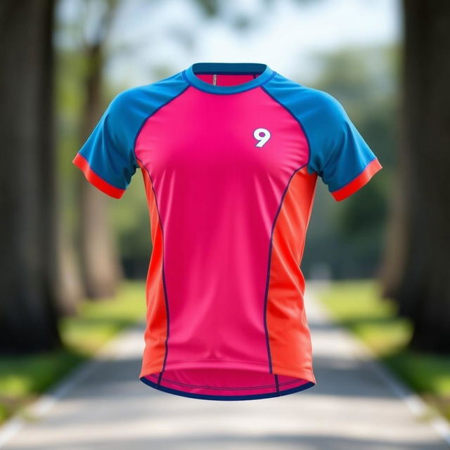 A running shirt featuring a simple and modern design