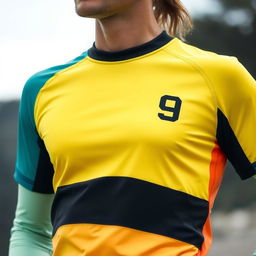 A running shirt featuring a simple and modern design