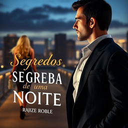 An e-book cover titled 'Segredos de uma Noite'