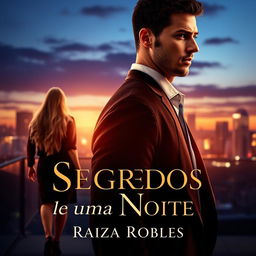 An e-book cover titled 'Segredos de uma Noite'