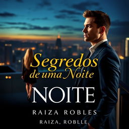 An e-book cover titled 'Segredos de uma Noite'