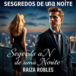 An e-book cover titled 'Segredos de uma Noite'