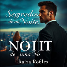 An e-book cover titled 'Segredos de uma Noite'