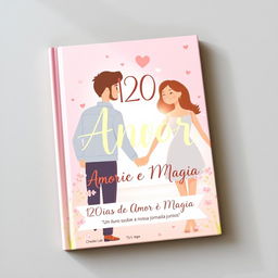 A romantic and cute book cover celebrating '120 Days of Love'