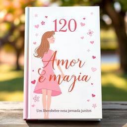 A romantic and cute book cover celebrating '120 Days of Love'