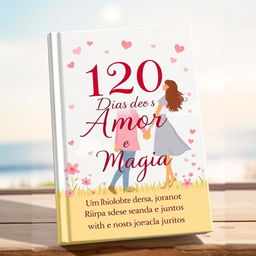 A romantic and cute book cover celebrating '120 Days of Love'