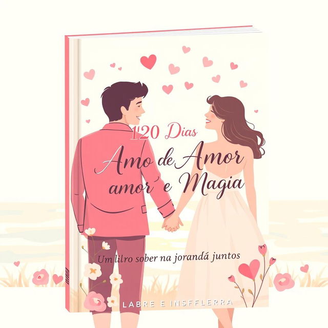 A romantic and cute book cover celebrating '120 Days of Love'