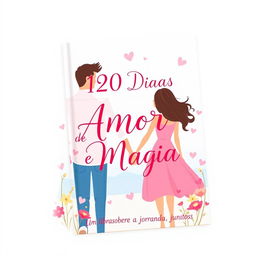 A romantic and cute book cover celebrating '120 Days of Love'