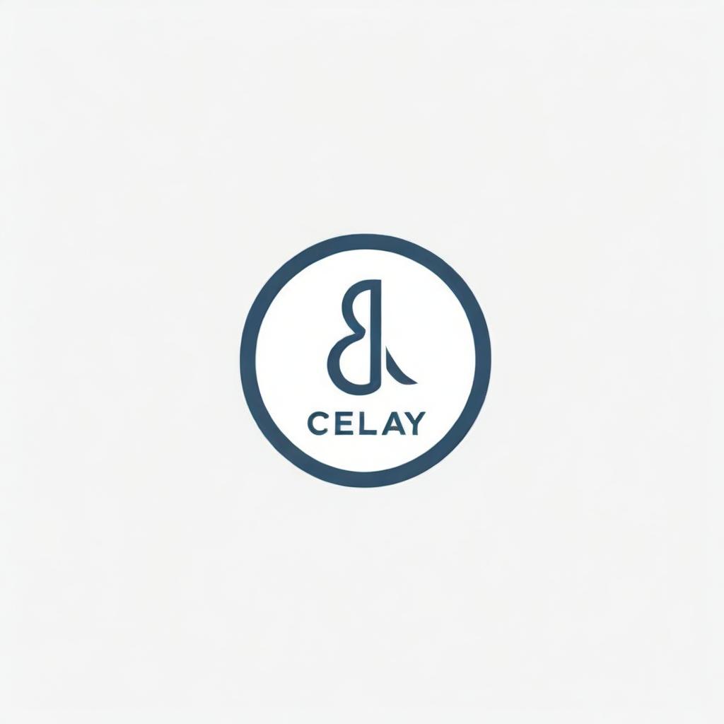 Generate an image of a stylish and modern logotype for a business named 'CEEJAY'.