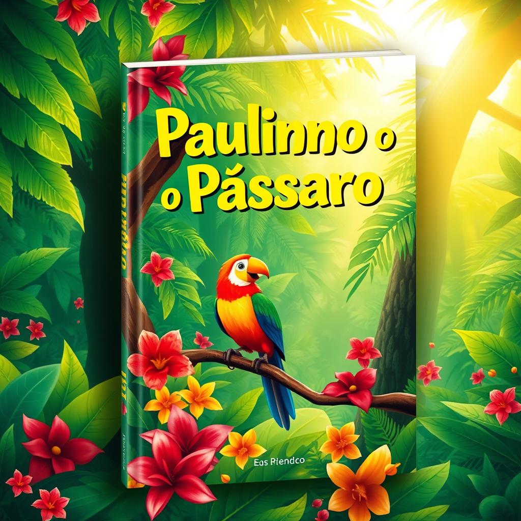 Book cover design for 'Paulinho o Pássaro'