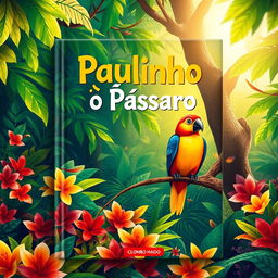 Book cover design for 'Paulinho o Pássaro'