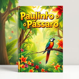 Book cover design for 'Paulinho o Pássaro'