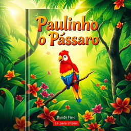 Book cover design for 'Paulinho o Pássaro'