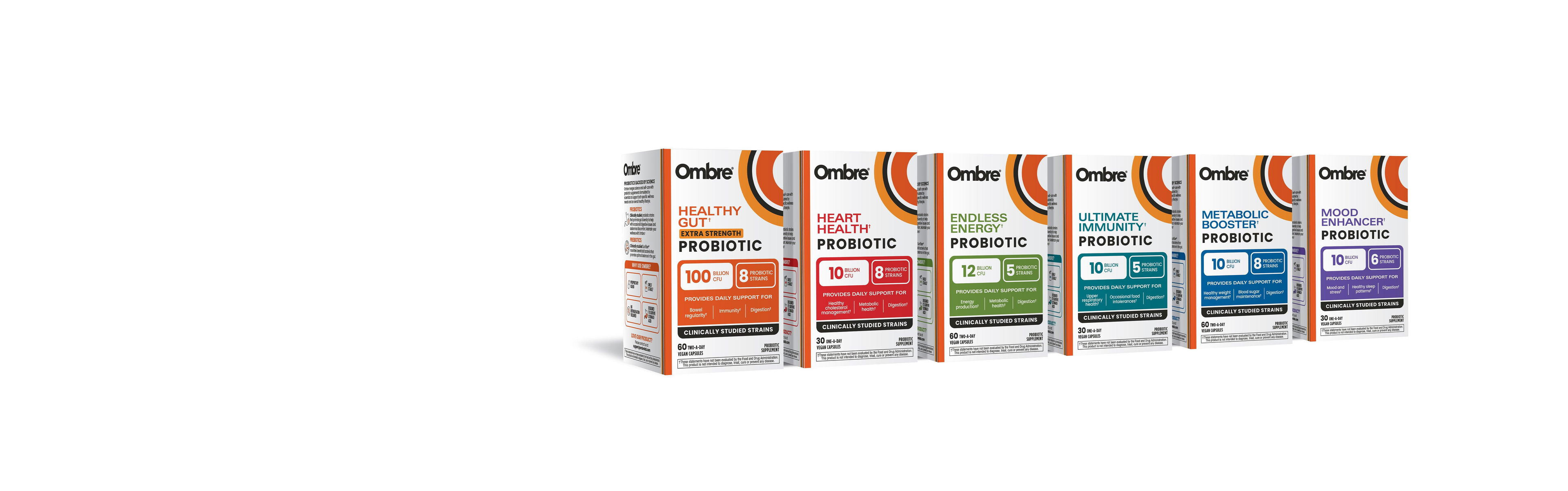 Take this quiz to discover the ideal probiotic product from Ombre that aligns with your health needs and lifestyle! Whether you're looking to boost your immunity, enhance gut health, or support weight management, we've got you covered.