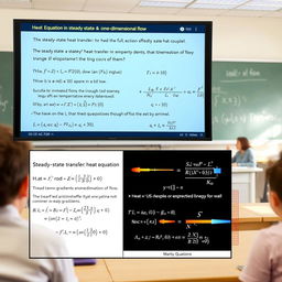 A detailed educational video discussing the heat equation in steady state and one-dimensional flow