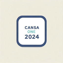 Create a square, resembling a principal web page. On it, inscribe 'Candidato Personero 2024' with an elegant font.