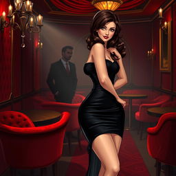 A captivating cover illustration featuring a sophisticated married woman with an air of confidence