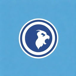 Create a stunning football logo for Birmingham FC, centered around symbolic elements of Birmingham, colors of the team, and football-related iconography.