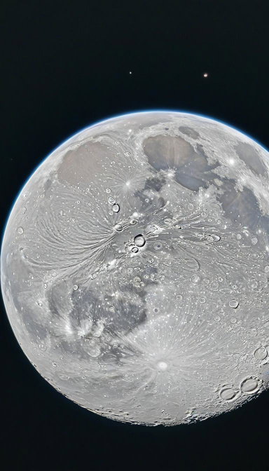 Breathtaking Moon Encounter