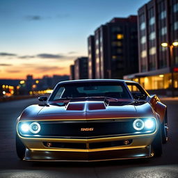 An extraordinary widebody 1968 Chevrolet Camaro featuring a custom hood that elevates its sporty design