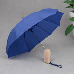 Tiny, compact, pocket-sized foldable umbrella