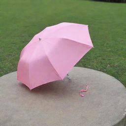 Tiny, compact, pocket-sized foldable umbrella