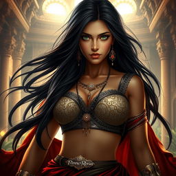 A stunning portrayal of Kaileena, the enigmatic and captivating character from 'Prince of Persia: Warrior Within'