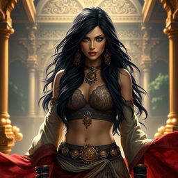 A stunning portrayal of Kaileena, the enigmatic and captivating character from 'Prince of Persia: Warrior Within'