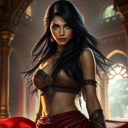 A stunning portrayal of Kaileena, the enigmatic and captivating character from 'Prince of Persia: Warrior Within'