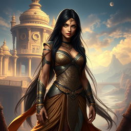 A powerful depiction of Kaileena, the Empress of Time from 'Prince of Persia: Warrior Within'