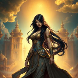 A powerful depiction of Kaileena, the Empress of Time from 'Prince of Persia: Warrior Within'