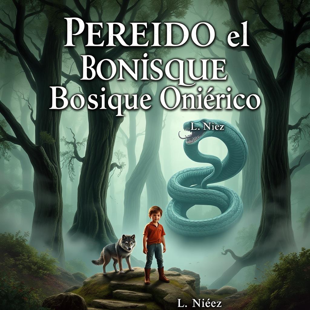 A book cover for 'Perdido en el Bosque Onírico' by L