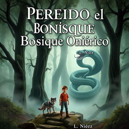 A book cover for 'Perdido en el Bosque Onírico' by L