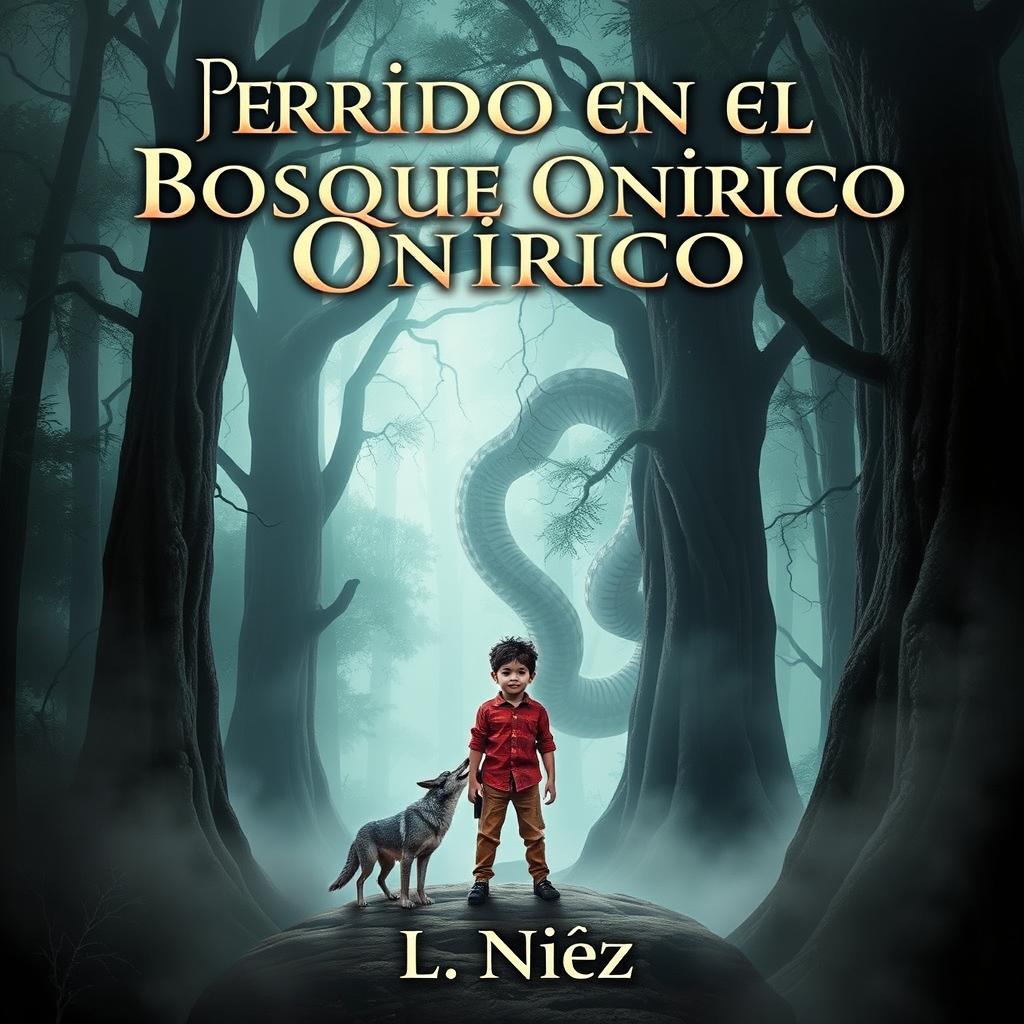 A book cover for 'Perdido en el Bosque Onírico' by L