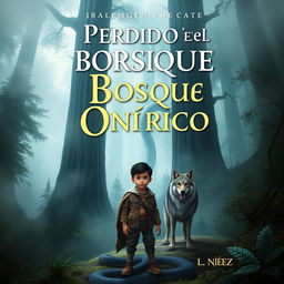 A captivating book cover for 'Perdido en el Bosque Onírico' by L