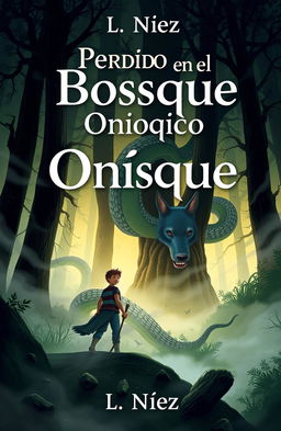 A captivating book cover for "Perdido en el Bosque Onírico" by L