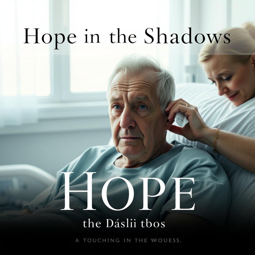 A poignant hospital movie poster featuring an elderly man named Josef Novak