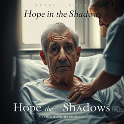 A poignant hospital movie poster featuring an elderly man named Josef Novak